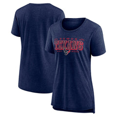 Houston Texans Nike Women's Vintage Graphic Tri-Blend Scoop Neck T-Shirt