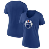 Edmonton Oilers Women's Primary Logo T-Shirt Discount