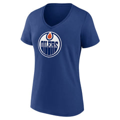 Edmonton Oilers Women's Primary Logo T-Shirt Discount
