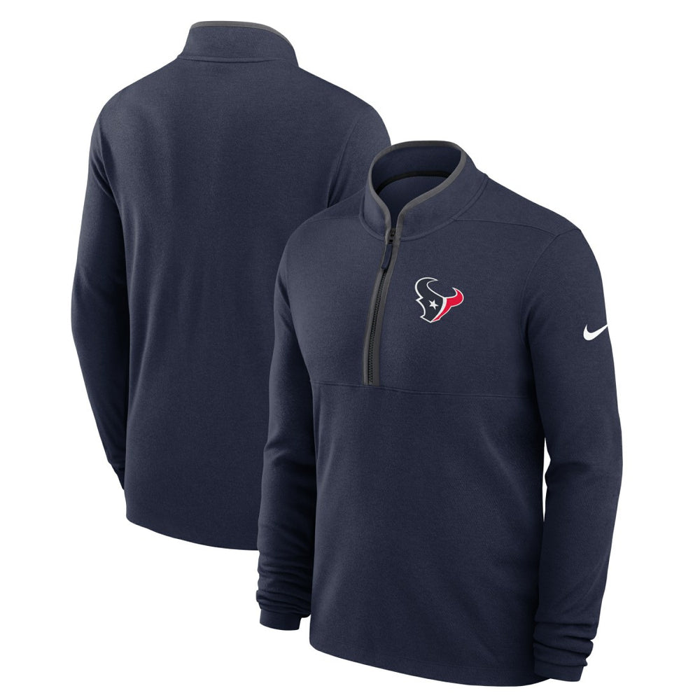 Houston Texans Nike Lightweight Victory Dri-FIT Half-Zip Pullover