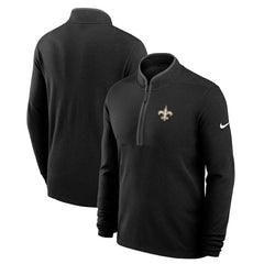 New Orleans Saints Nike Lightweight Victory Dri-FIT Half-Zip Pullover