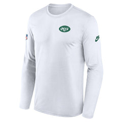 New York Jets Nike Legend Small Logo Dri-FIT Long Sleeve T-Shirt