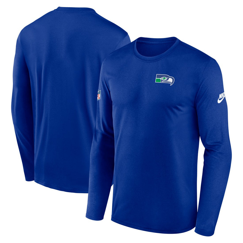 Seattle Seahawks Nike Legend Small Logo Dri-FIT Long Sleeve T-Shirt