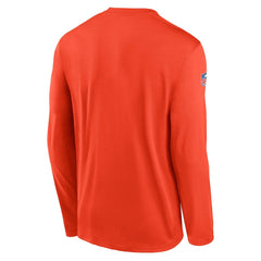 Cleveland Browns Nike Legend Small Logo Dri-FIT Long Sleeve T-Shirt