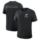 Philadelphia Eagles Nike 2025 NFL Crucial Catch Tri-Blend Dri-FIT T-Shirt