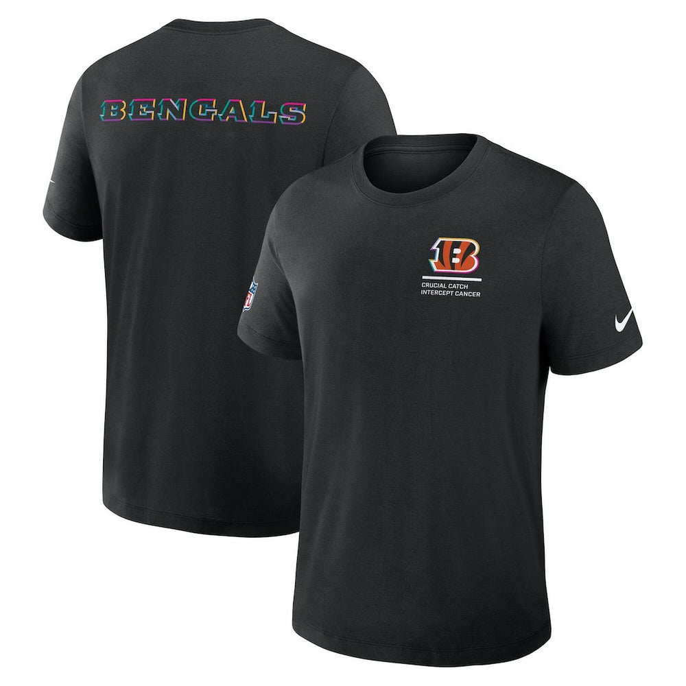 Cincinnati Bengals Nike 2025 NFL Crucial Catch Tri-Blend Dri-FIT T-Shirt