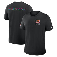 Cincinnati Bengals Nike 2025 NFL Crucial Catch Tri-Blend Dri-FIT T-Shirt