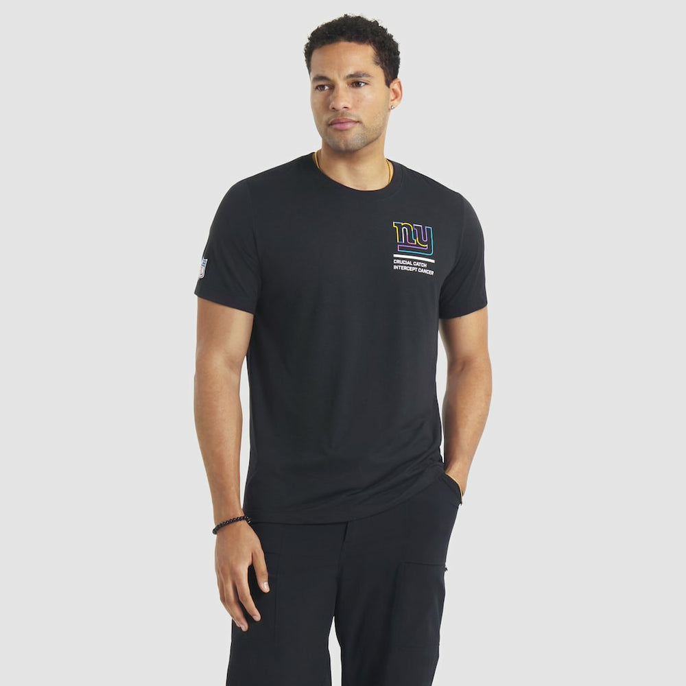 New York Giants Nike 2025 NFL Crucial Catch Tri-Blend Dri-FIT T-Shirt