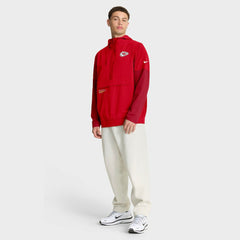 Kansas City Chiefs Nike Sideline Anorak Half-Zip Hoodie Jacket