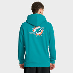 Miami Dolphins Nike Sideline Standard Issue Utility Player Dri-FIT Full-Zip Hoodie