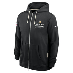 Minnesota Vikings Nike Sideline Standard Issue Utility Player Dri-FIT Full-Zip Hoodie