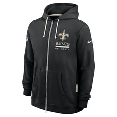 New Orleans Saints Nike Sideline Standard Issue Utility Player Dri-FIT Full-Zip Hoodie
