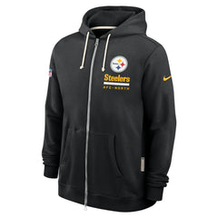 Pittsburgh Steelers Nike Sideline Standard Issue Utility Player Dri-FIT Full-Zip Hoodie