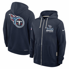 Tennessee Titans Nike Sideline Standard Issue Utility Player Dri-FIT Full-Zip Hoodie