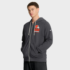 Cleveland Browns Nike Sideline Standard Issue Utility Player Dri-FIT Full-Zip Hoodie