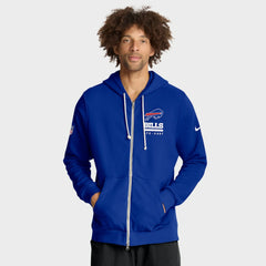 Buffalo Bills Nike Sideline Standard Issue Utility Player Dri-FIT Full-Zip Hoodie