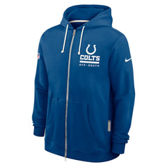 Indianapolis Colts Nike Sideline Standard Issue Utility Player Dri-FIT Full-Zip Hoodie