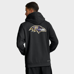 Baltimore Ravens Nike Sideline Standard Issue Utility Player Dri-FIT Full-Zip Hoodie