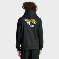 Jacksonville Jaguars Nike Sideline Standard Issue Utility Player Dri-FIT Full-Zip Hoodie