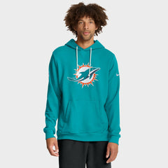 Miami Dolphins Nike Sideline Standard Issue Initial Home Dri-FIT Hoodie
