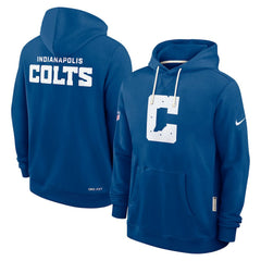 Indianapolis Colts Nike Sideline Standard Issue Initial Home Dri-FIT Hoodie