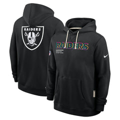 Las Vegas Raiders Nike 2025 NFL Crucial Catch Sideline Standard Issue Dri-FIT Hoodie
