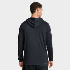 Houston Texans Nike Sideline Pass Accuracy Dri-FIT Long Sleeve Hoodie T-Shirt