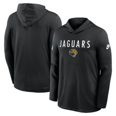 Jacksonville Jaguars Nike Sideline Pass Accuracy Dri-FIT Long Sleeve Hoodie T-Shirt