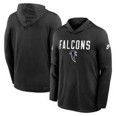 Atlanta Falcons Nike Sideline Pass Accuracy Dri-FIT Long Sleeve Hoodie T-Shirt