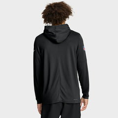 Carolina Panthers Nike Sideline Pure Fury Performance Long Sleeve Hoodie T-Shirt