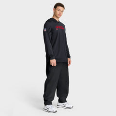 Houston Texans Nike Sideline Pure Fury Performance Long Sleeve Hoodie T-Shirt