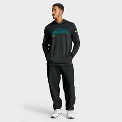 Jacksonville Jaguars Nike Sideline Pure Fury Performance Long Sleeve Hoodie T-Shirt
