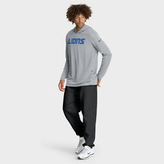Detroit Lions Nike Sideline Pure Fury Performance Long Sleeve Hoodie T-Shirt