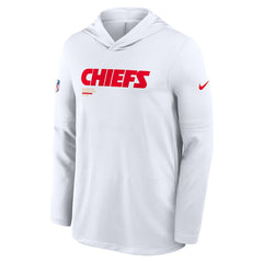 Kansas City Chiefs Nike Sideline Pure Fury Performance Long Sleeve Hoodie T-Shirt