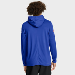 Los Angeles Rams Nike Sideline Pure Fury Performance Long Sleeve Hoodie T-Shirt