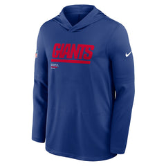 New York Giants Nike Sideline Pure Fury Performance Long Sleeve Hoodie T-Shirt