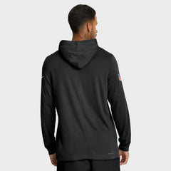 Atlanta Falcons Nike Sideline Pure Fury Performance Long Sleeve Hoodie T-Shirt