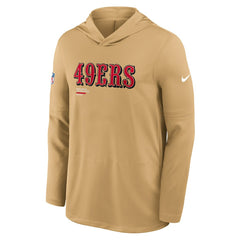 San Francisco 49ers Nike Sideline Pure Fury Performance Long Sleeve Hoodie T-Shirt