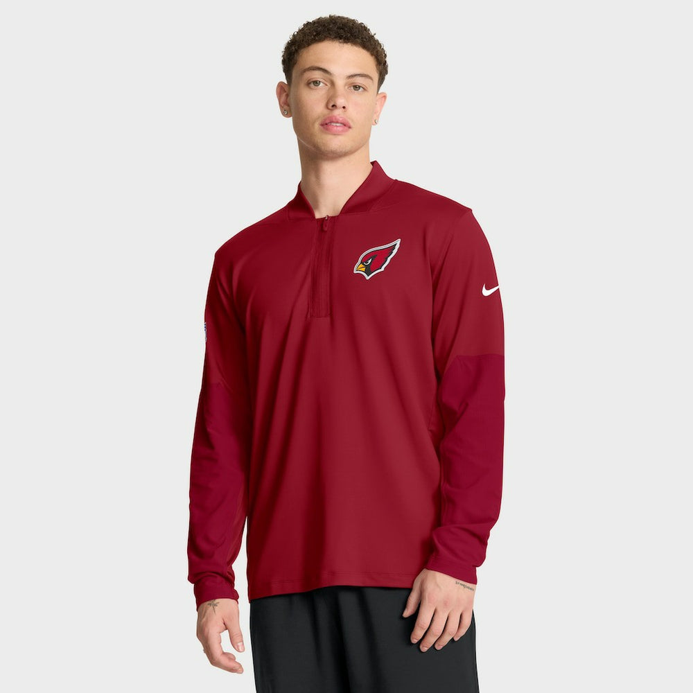Arizona Cardinals Nike Sideline Dri-FIT Half-Zip Pullover