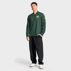 Green Bay Packers Nike Sideline Dri-FIT Half-Zip Pullover