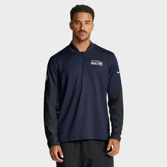 Seattle Seahawks Nike Sideline Dri-FIT Half-Zip Pullover