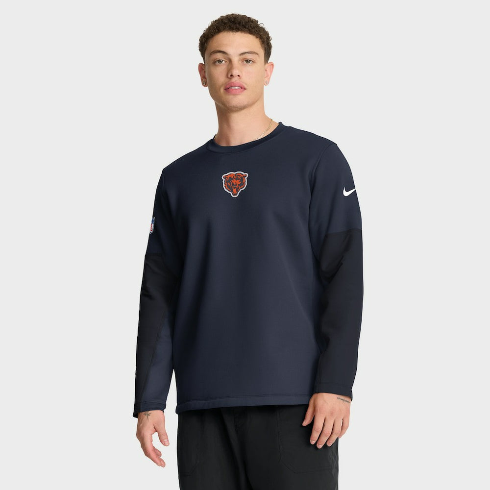 Chicago Bears Nike Sideline Coach Therma-FIT Long Sleeve T-Shirt