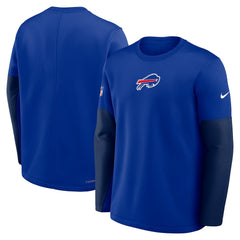 Buffalo Bills Nike Sideline Coach Therma-FIT Long Sleeve T-Shirt