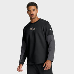 Baltimore Ravens Nike Sideline Coach Therma-FIT Long Sleeve T-Shirt