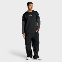 Baltimore Ravens Nike Sideline Coach Therma-FIT Long Sleeve T-Shirt