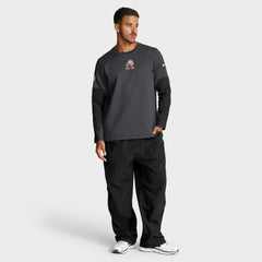 Cleveland Browns Nike Sideline Coach Therma-FIT Long Sleeve T-Shirt