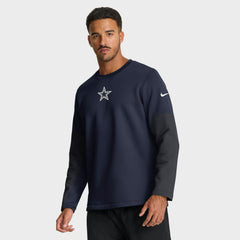 Dallas Cowboys Nike Sideline Coach Therma-FIT Long Sleeve T-Shirt