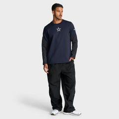 Dallas Cowboys Nike Sideline Coach Therma-FIT Long Sleeve T-Shirt