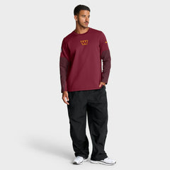 Washington Commanders Nike Sideline Coach Therma-FIT Long Sleeve T-Shirt