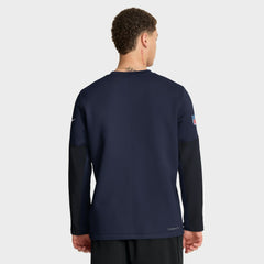 New England Patriots Nike Sideline Coach Therma-FIT Long Sleeve T-Shirt